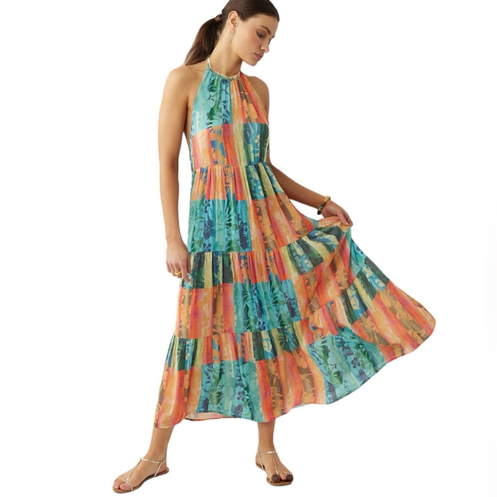 O’Neill | Jennifer Tiered Maxi Dress Size Large NWT - Picture 1 of 10